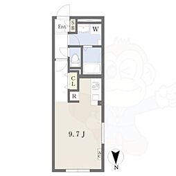 GRANZ大曽根 ワンルームの間取図画像