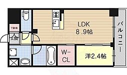 ハーモニーレジデンス名古屋EAST 1LDKの間取図画像