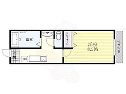 T'sDream甚目寺北 1Kの間取図画像