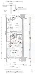 プレサンスロジェ名古屋駅ノースフロント 1LDKの間取図画像