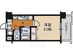 プレサンス名古屋城前ラバンカ 1Kの間取図画像