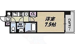 プレサンス名古屋STATIONディーヴァ 1Kの間取図画像
