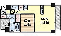 IZResidence 1LDKの間取図画像