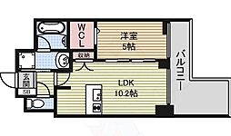 プレサンス丸の内城雅 1LDKの間取図画像