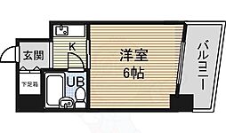 グランデール泉 1Kの間取図画像