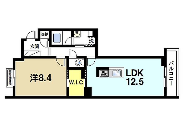 シャーメゾンNAC 303｜奈良県奈良市杉ヶ町(賃貸マンション1LDK・3階・53.80㎡)の写真 その2