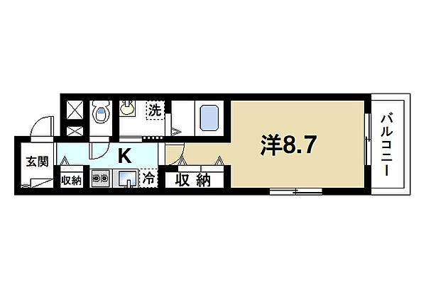 奈良県桜井市大字戒重(賃貸アパート1K・2階・31.21㎡)の写真 その2