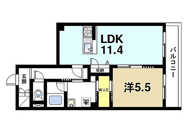 グレース・ヴィレ ｜奈良県大和郡山市小泉町東1丁目(賃貸マンション1LDK・3階・48.08㎡)の写真 その2