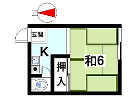 城戸ハイツ西棟  ｜ 奈良県奈良市東城戸町（賃貸アパート1R・2階・15.51㎡） その2