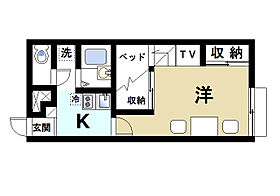 レオパレスＫＡＺＵ  ｜ 奈良県奈良市中山町1676-1（賃貸アパート1K・2階・21.81㎡） その2