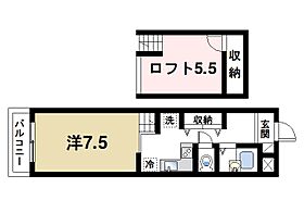 奈良県天理市嘉幡町（賃貸アパート1R・2階・37.26㎡） その2