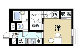 レオパレスあやめ池疋田  ｜ 奈良県奈良市疋田町2丁目7-45（賃貸アパート1K・2階・19.87㎡） その2