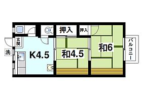 カノープス平松  ｜ 奈良県奈良市平松5丁目（賃貸アパート2K・2階・32.00㎡） その2