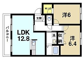 奈良県天理市櫟本町（賃貸アパート2LDK・2階・57.40㎡） その2