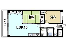 ベルデ帝塚山  ｜ 奈良県奈良市帝塚山5丁目（賃貸マンション2LDK・3階・61.56㎡） その2