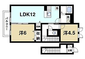 Ｇ-フォレスト  ｜ 奈良県奈良市大森町（賃貸アパート2LDK・2階・57.49㎡） その2