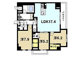 ラヴィーナ大和西大寺  ｜ 奈良県奈良市西大寺南町（賃貸マンション3LDK・6階・85.45㎡） その2