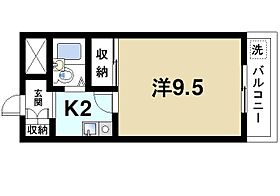 ヴィエンシャトレー小池  ｜ 奈良県大和郡山市筒井町（賃貸マンション1K・6階・25.50㎡） その2