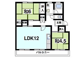 佐保川ハイツB 202 ｜ 奈良県奈良市三条桧町（賃貸マンション2LDK・2階・56.00㎡） その2