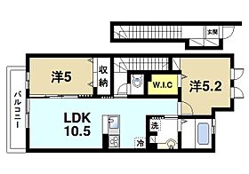 メゾン桜  ｜ 奈良県奈良市西九条町3丁目（賃貸アパート2LDK・2階・59.07㎡） その2