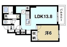 京都府木津川市城山台1丁目（賃貸アパート1LDK・1階・45.89㎡） その2