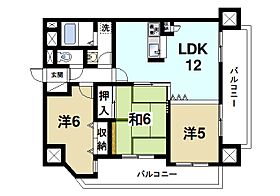 クレール郡山筒井  ｜ 奈良県大和郡山市筒井町（賃貸マンション3LDK・4階・61.72㎡） その2