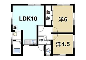 太田貸家  ｜ 奈良県奈良市宝来2丁目（賃貸一戸建2LDK・2階・55.20㎡） その2