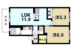 グリーンメゾン菰川A  ｜ 奈良県奈良市八条5丁目（賃貸アパート2LDK・1階・54.78㎡） その2