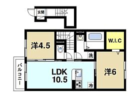 ウインドウII  ｜ 奈良県奈良市東九条町（賃貸アパート2LDK・2階・54.60㎡） その2