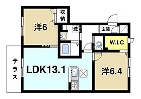 フォンド・メゾンA  ｜ 奈良県奈良市四条大路3丁目（賃貸アパート2LDK・2階・59.86㎡） その2