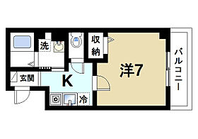 奈良県奈良市法蓮町（賃貸アパート1K・2階・22.08㎡） その2