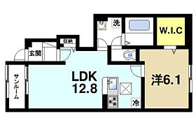 プラシード  ｜ 奈良県大和郡山市額田部北町（賃貸アパート1LDK・1階・50.13㎡） その2