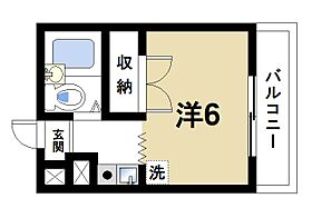 ジュネス神殿  ｜ 奈良県奈良市神殿町（賃貸マンション1R・3階・16.02㎡） その2