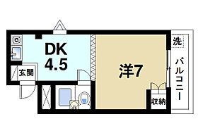 マンションユニティ  ｜ 奈良県大和郡山市長安寺町（賃貸マンション1DK・1階・22.96㎡） その2