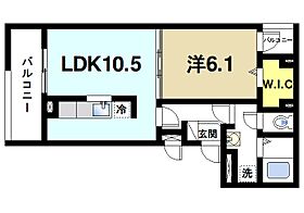 アプリコットIII  ｜ 奈良県奈良市杏町（賃貸アパート1LDK・3階・40.75㎡） その2