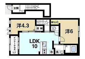 エスポワール  ｜ 奈良県奈良市中山町（賃貸アパート2LDK・2階・53.90㎡） その2