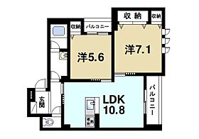 奈良県奈良市大宮町2丁目（賃貸マンション2LDK・3階・55.40㎡） その2