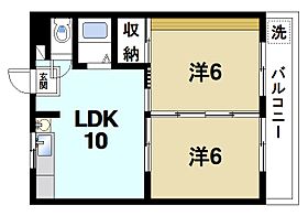 ウイングマンション  ｜ 奈良県奈良市西木辻町（賃貸マンション2LDK・3階・42.12㎡） その2