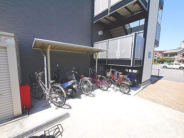画像15:きちんと自転車の管理ができる駐輪場