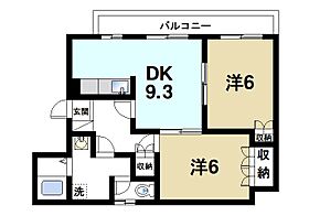 奈良県磯城郡田原本町大字千代（賃貸マンション2DK・2階・51.21㎡） その2