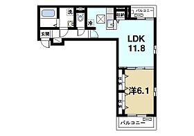 京都府木津川市城山台1丁目（賃貸アパート1LDK・1階・45.80㎡） その2