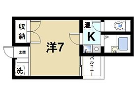 奈良県奈良市林小路町（賃貸マンション1K・2階・20.64㎡） その2