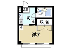 雅叙園ハイツ  ｜ 奈良県奈良市三条町（賃貸マンション1K・2階・17.60㎡） その2