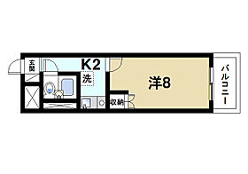 奈良県天理市田井庄町（賃貸マンション1K・3階・21.06㎡） その2