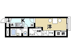 レオパレスリバートップ  ｜ 奈良県生駒市辻町1404-4（賃貸アパート1K・1階・22.35㎡） その2