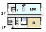 間取り：1LDKの間取りです