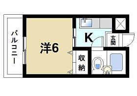 奈良県奈良市大宮町3丁目（賃貸マンション1K・6階・18.00㎡） その2