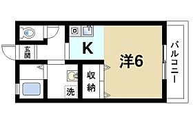 エストクール 101 ｜ 奈良県奈良市押熊町（賃貸アパート1R・1階・23.60㎡） その2