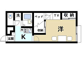 レオパレスクレール　ヨシノ  ｜ 奈良県奈良市東九条町687-1（賃貸アパート1K・2階・23.18㎡） その2