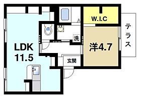 メゾンソワニエB  ｜ 奈良県奈良市百楽園5丁目（賃貸アパート1LDK・1階・43.00㎡） その2